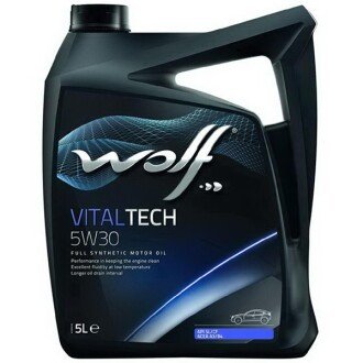 Моторна олива VitalTech 5W-30, 5 л - Wolf 8300011