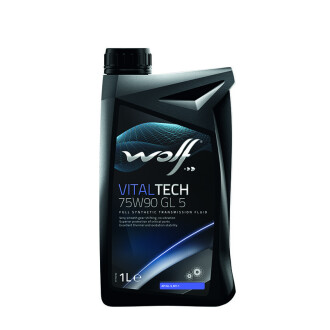 Трансмиссионное масло VitalTech GL-5 GL-4 MT-1 75W-90 синтетическое 1 л - Wolf 8303906