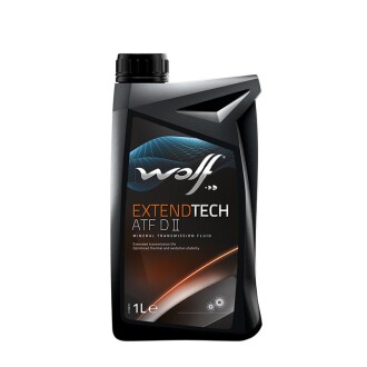 Трансмиссионное масло ExtendTech ATF DII минеральное 1 л - Wolf 8305108