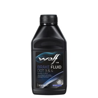 Brake fluid dot 3&4 500mlx12 - Wolf 8307706