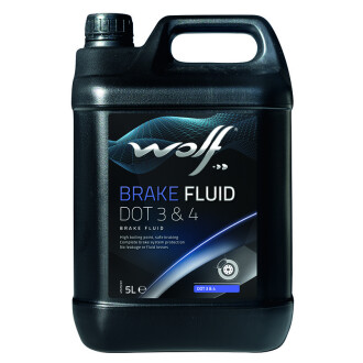 BRAKE FLUID DOT 3&4 5Lx4 - Wolf 8311482 (фото 1)