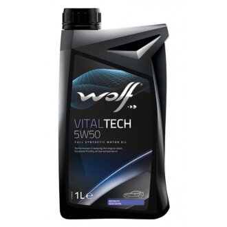 Моторна олива VitalTech 5W-50, 1 л - Wolf 8314629