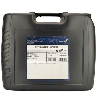 Фото 2 - Моторное масло Wolf 8318474