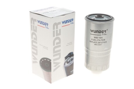 Фільтр паливний VW/Audi 1.6/1.9D/TD - WUNDER FILTER WB 104