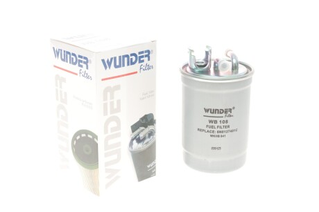 Фільтр паливний WUNDER - (6N0127401D, 6N0127401C, 6N0127401B) WUNDER FILTER WB 108