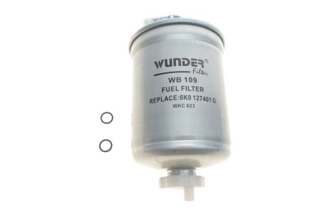 Фільтр паливний VW Caddy II 1.9TDI 95-04 - (6K0127401G, 6K0127401H) WUNDER FILTER WB 109