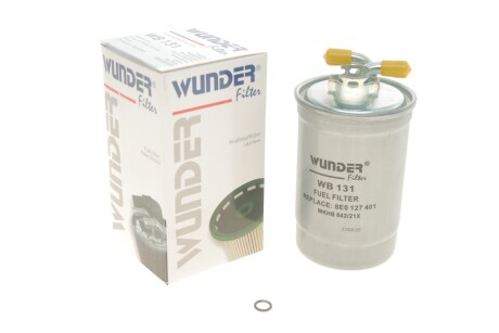 Фільтр паливний WUNDER - (8E0127401, 8E0127401D, 8E0127435A) WUNDER FILTER WB 131