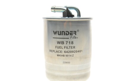 Фото 3 - Паливний фільтр WUNDER FILTER WB 718 (WB718)
