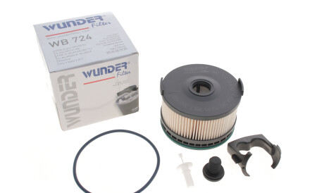 Фото 2 - Паливний фільтр WUNDER FILTER WB 724 (WB724)