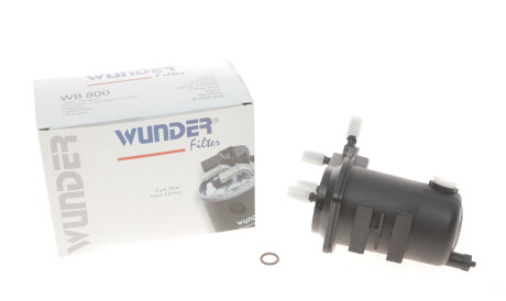 Фільтр паливний WUNDER - (16400AY60A, 1640000Q0K, 7701061576) WUNDER FILTER WB 800