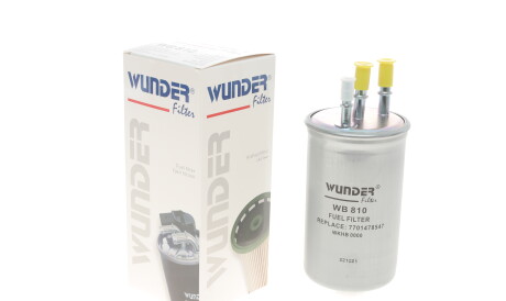 Фільтр паливний WUNDER - (164000884R, 164001HA0E, 164002137R) WUNDER FILTER WB 810