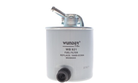 Фильтр топливный Nissan Navara/Armada 2.5dCi 05- - ((16400EC00A, 16400EC00C)) WUNDER FILTER WB 921
