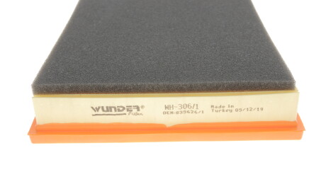 Фото 2 - Повітряний фільтр WUNDER FILTER WH 306/1 (WH3061)