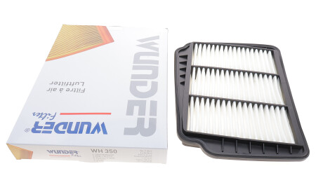 Фільтр повітряний Chevrolet Lacetti/Daewoo Nubira 1.4-1.8 03- - WUNDER FILTER WH 350