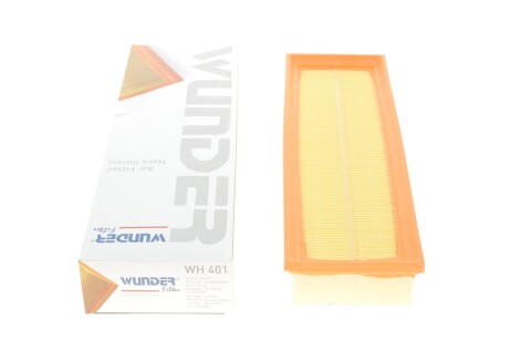 Фільтр повітряний Citroen Berlingo/Peugeot Partner 1.1/1.4i 02- - (1444CZ, 1444EA, 1444GH) WUNDER FILTER WH 401