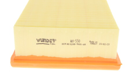 Фото 2 - Повітряний фільтр WUNDER FILTER WH 550 (WH550)
