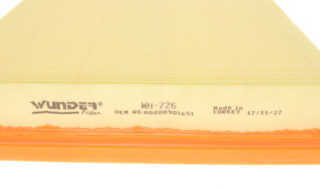 Фото 2 - Повітряний фільтр WUNDER FILTER WH 726 (WH726)