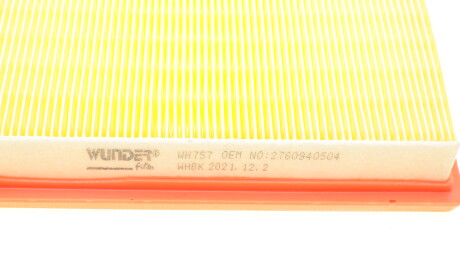 Фото 3 - Повітряний фільтр WUNDER FILTER WH 757 (WH757)