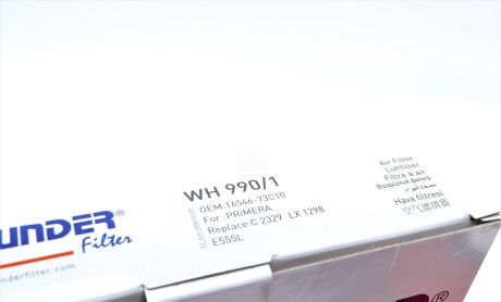 Фото 4 - Повітряний фільтр WUNDER FILTER WH 990/1 (WH9901)