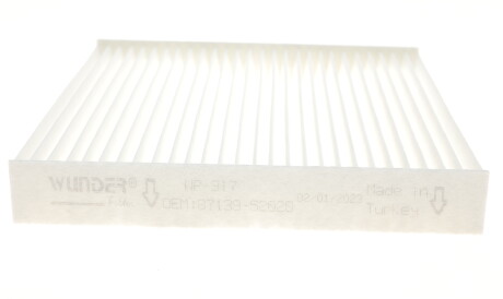Фото 2 - Фільтр салону WUNDER FILTER WP 917 (WP917)