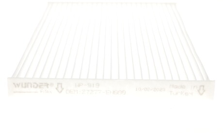 Фото 2 - Фільтр салону WUNDER FILTER WP 919 (WP919)