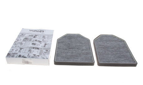 Фільтр салону Audi A8 94-02 (вугільний) - (4D0819439, 4D0898438) WUNDER FILTER WPK 114