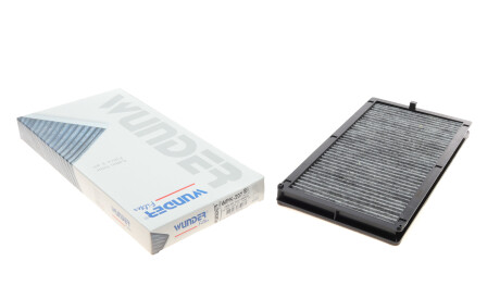 Фільтр салону BMW 5 (E34)/7 (E32) 1.8-5.0 86-97 (вугільний) - (64311390836) WUNDER FILTER WPK 207