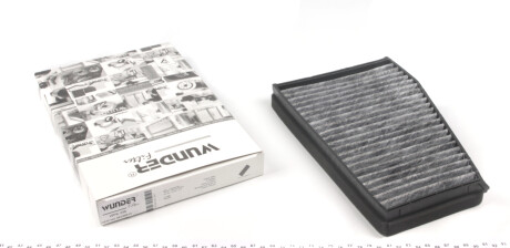 Фільтр салону Chevrolet Evanda 2.0i (вугільний) - WUNDER FILTER WPK 356