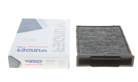 Фільтр салону Renault Megane II 02- (вугільний) - (7701064235, 7701055109, 7701209518) WUNDER FILTER WPK 802