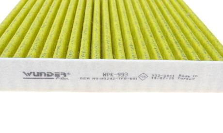 Фото 3 - Фільтр салону WUNDER FILTER WPK 993 (WPK993)