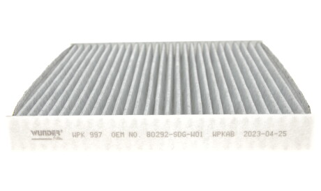 Фото 3 - Фильтр салона WUNDER FILTER WPK 997