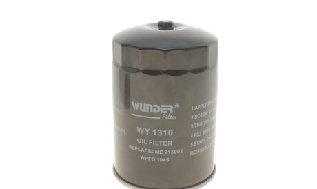 Фото 3 - Масляний фільтр WUNDER FILTER WY 1310 (WY1310)
