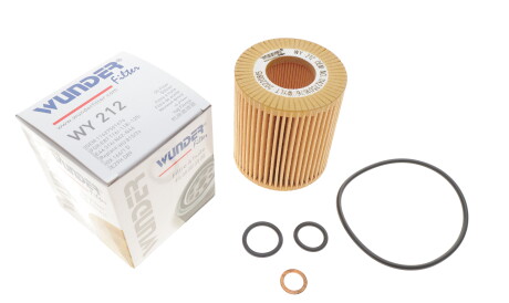 Фото 2 - Масляний фільтр WUNDER FILTER WY 212 (WY212)