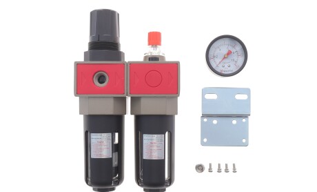 Блок подготовки воздуха с манометром 1/4 - WURTH 069900112