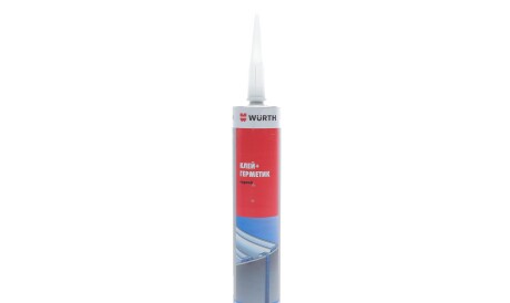 Клей-герметик комбінований поліуретановий K+D (300ml) (чорний) - WURTH 08901003