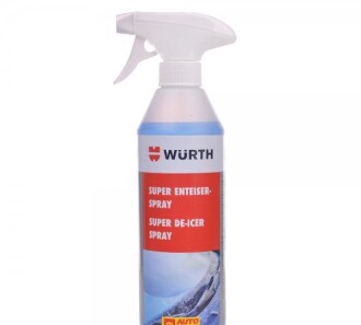 Размораживатель Super De-Icer Spray 500мл - WURTH 0892331201