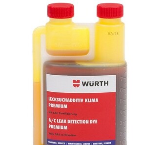 Очиститель кондиционера Присадка-детектор утечек 240мл - WURTH 0892764134