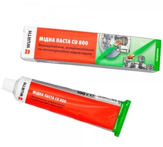 Паста монтажная медная для тормозной системы CU 800 (100g) (от -20°C до +1200°C) - WURTH 08938001