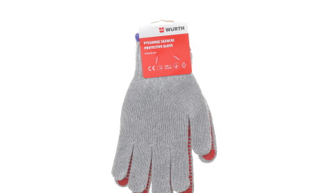 Перчатки з ПВХ точки (8) CONSTRUCT - WURTH 0899404318
