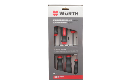 Набор отверток PH/PH/SL 6 ед. - WURTH 575194227