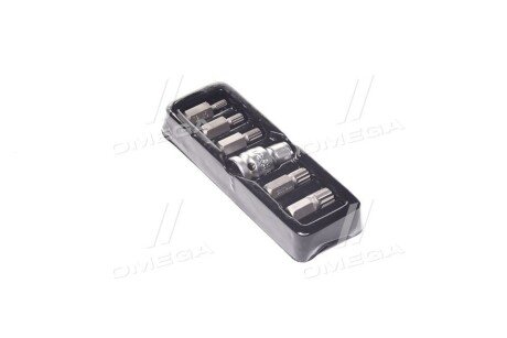 Набір насадок викруткових : "SPLINE", L= 30, 75 мм, адаптер 1/2". 6 шт. [24/72] - YATO YT0414