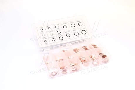 Zestaw podkгadek miedzianych 150szt. - YATO YT-06871