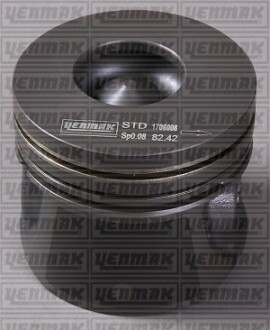 Поршень с кольцами і пальцем (размер отв. 82.50/STD) FORD Focus 1.8DI/TDDi -05 - YENMAK 31-03465-000