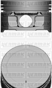 Поршень с кольцами і пальцем (размер отв. 78.5 / STD) Berlingo 1.6 (4цл.) (TU5JP4, NFU, NFX Euro 3) - (0628N0) YENMAK 31-04101-000