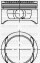 Поршень с кольцами і пальцем (размер отв. 86 / STD) OPEL ASTRA F 2.0 (4цл.) ((20 XE, C 20 XE) - (550086, 100E6102C, 623430) YENMAK 31-04225-000 (фото 1)