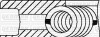Комплект поршневих кілець (84,25/+0.25) (3,0/2,0/3,0) BMW E38/E39/E46/E53 2.0-3.0d - YENMAK 91-09606-025 (фото 1)