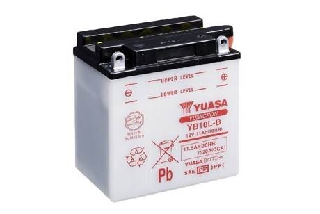 Мото 12v 11,6ah yumicron battery (сухозаряжений) - YUASA YB10L-B