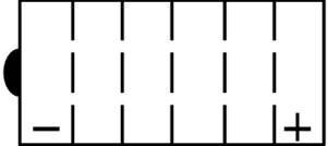 Фото 2 - Автомобильный аккумулятор YUASA YB12AL-A2 (YB12ALA2)