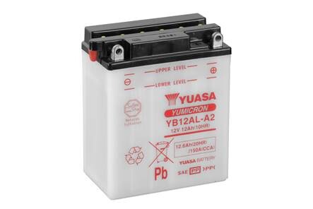 МОТО 12V 12,6Ah YuMicron Battery (сухозаряжений) - YUASA YB12AL-A2 (фото 1)