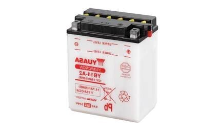 Мото 12v 14,7ah yumicron battery (сухозаряжений) - (13598117AFF, 1201048, 1201090) YUASA YB14-A2